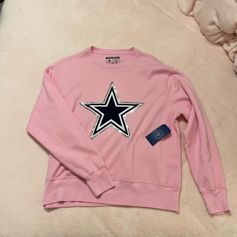 Pink dallas cowboys sweatshirt